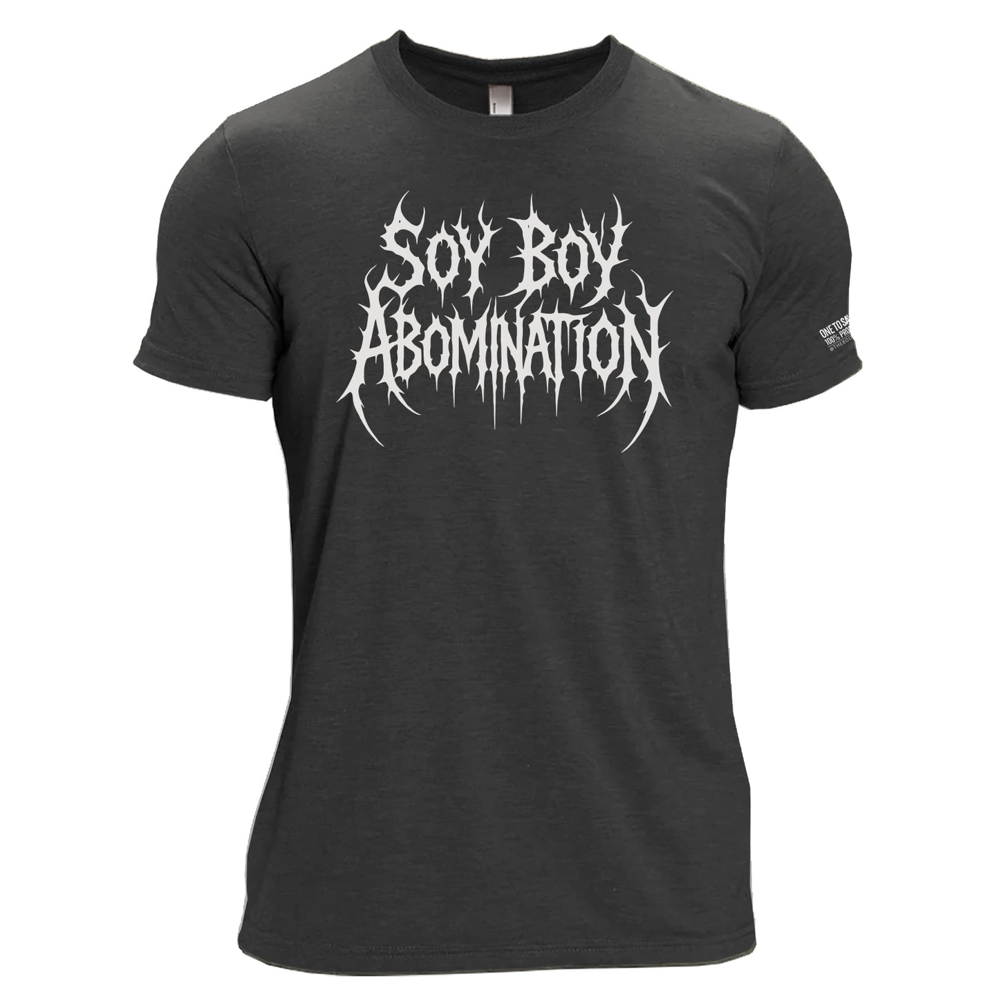 Soy Boy Abomination Black Unisex Tri-Blend T-Shirt