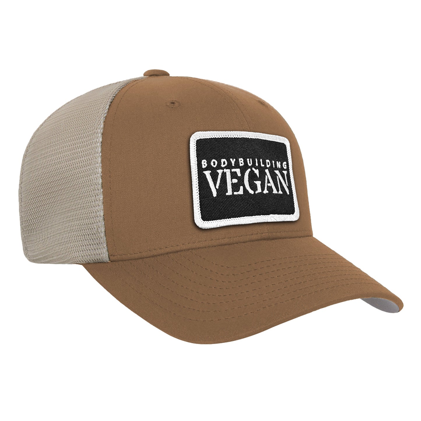 Bodybuilding Vegan Flexifit Snap-Back Mesh Hat - Available in 6 Colors