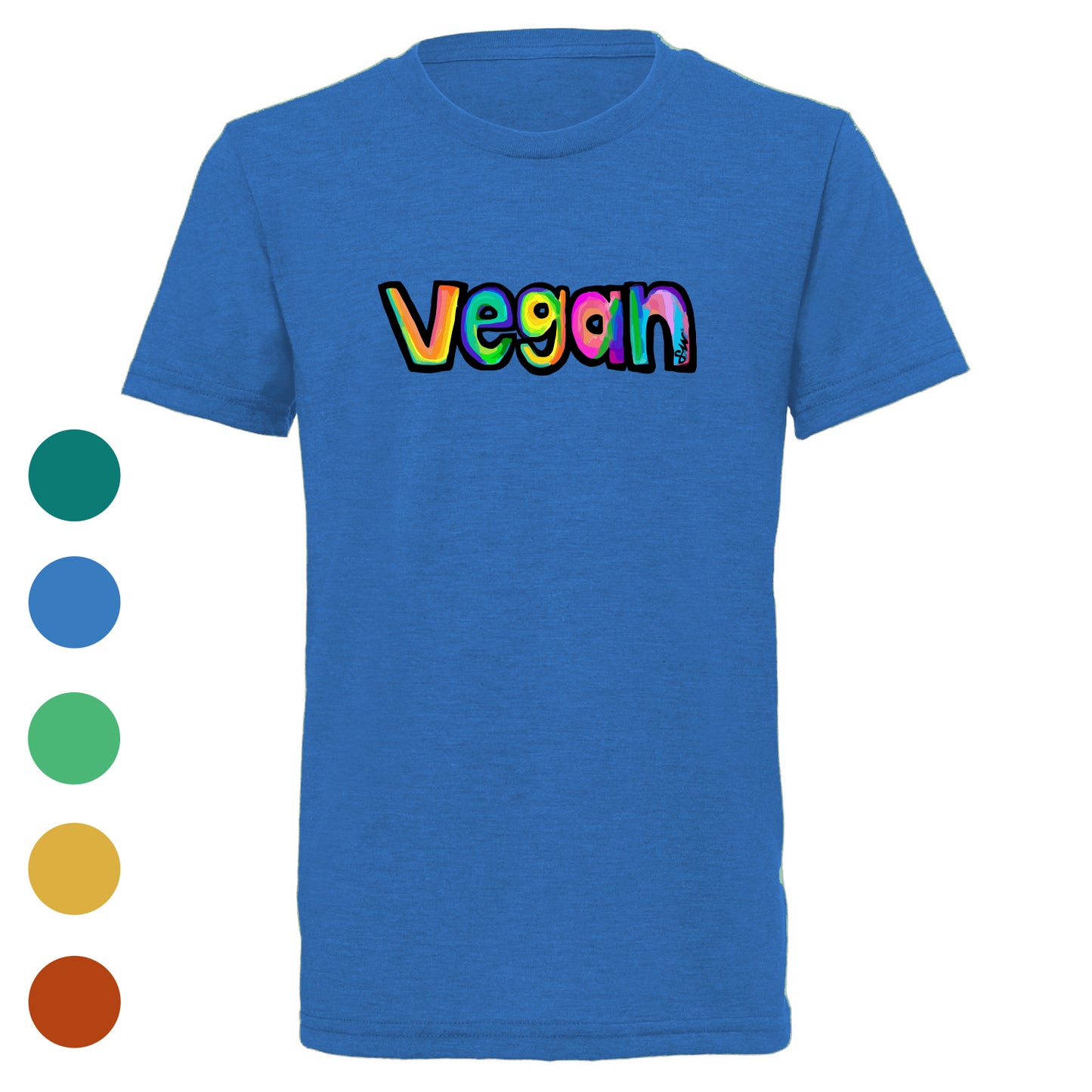 Youth's Color Splash Vegan Tri-Blend T-Shirt - Available in 6 Colors