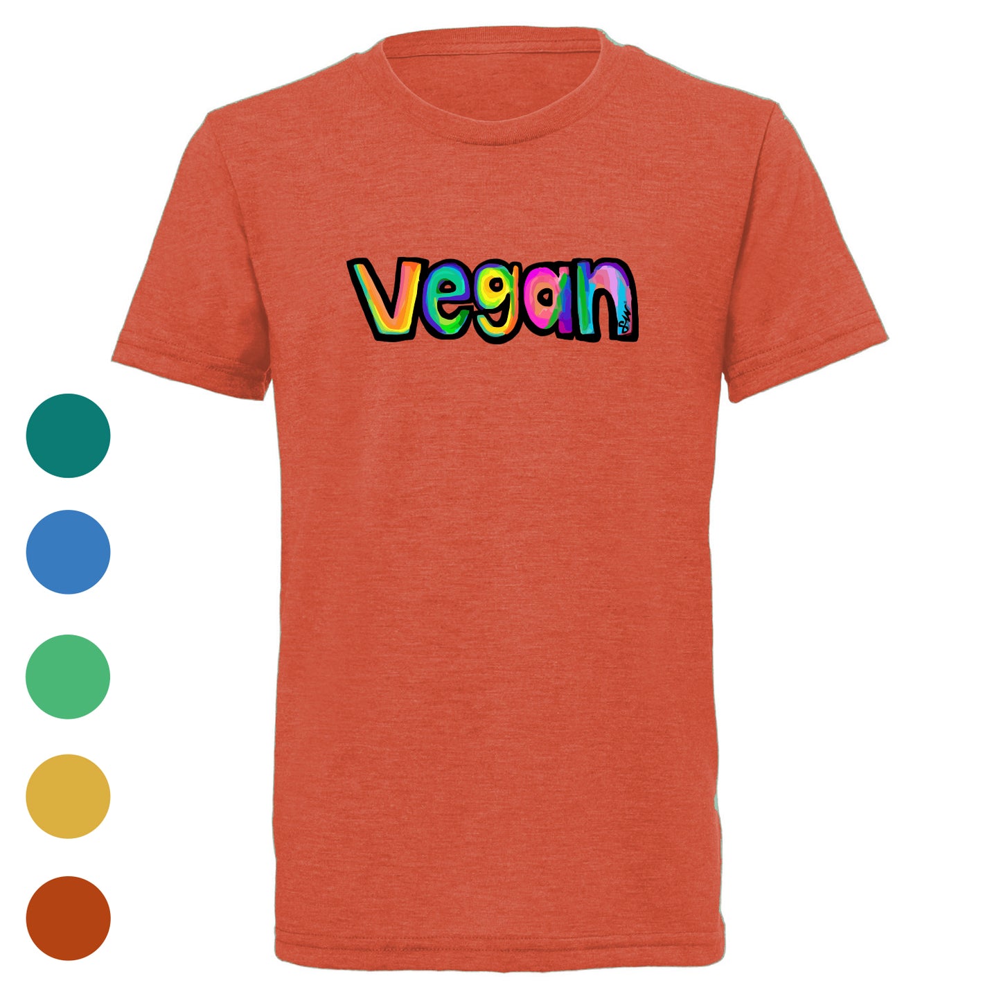 Youth's Color Splash Vegan Tri-Blend T-Shirt - Available in 6 Colors