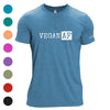 Unisex VEGAN AF Tri-Blend T-Shirt - Available in 9 Colors