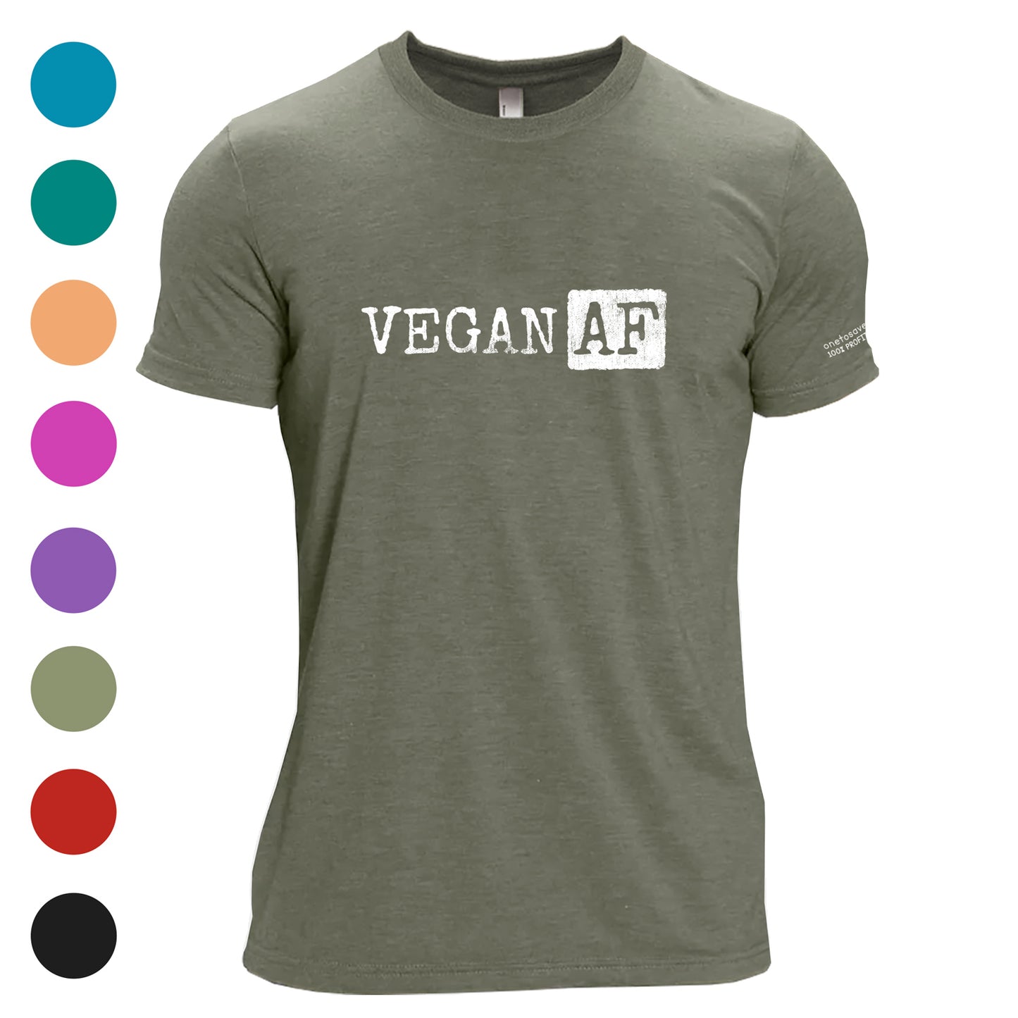 Unisex VEGAN AF Tri-Blend T-Shirt - Available in 9 Colors