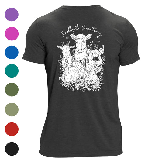 Unisex Southgate Sanctuary Tri-Blend T-Shirt - 100% Profit to Southgate Sanctuary
