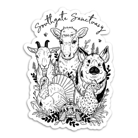 Southgate Sanctuary Friends Sticker - FREE SHIPPING