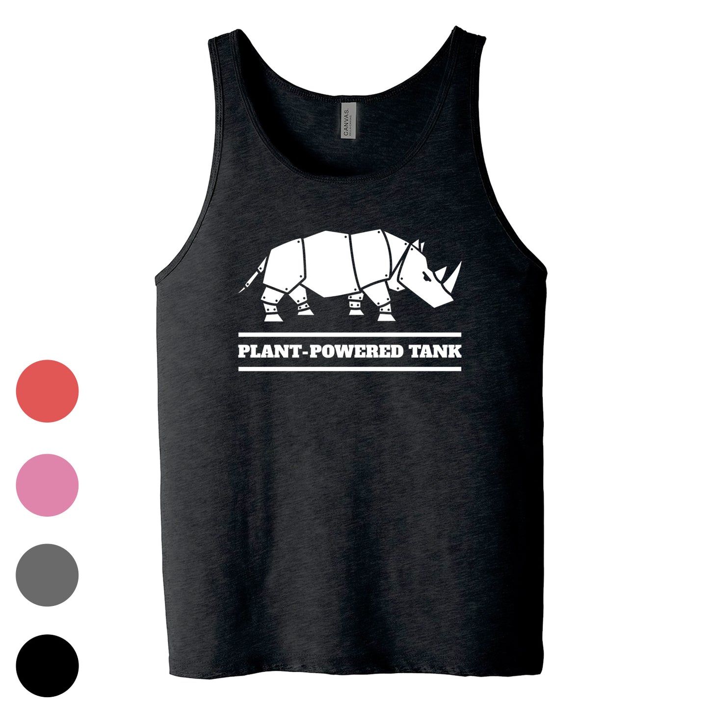 Plant-Powered Tank Mens Tank - 100% for Charity! 4 Colors