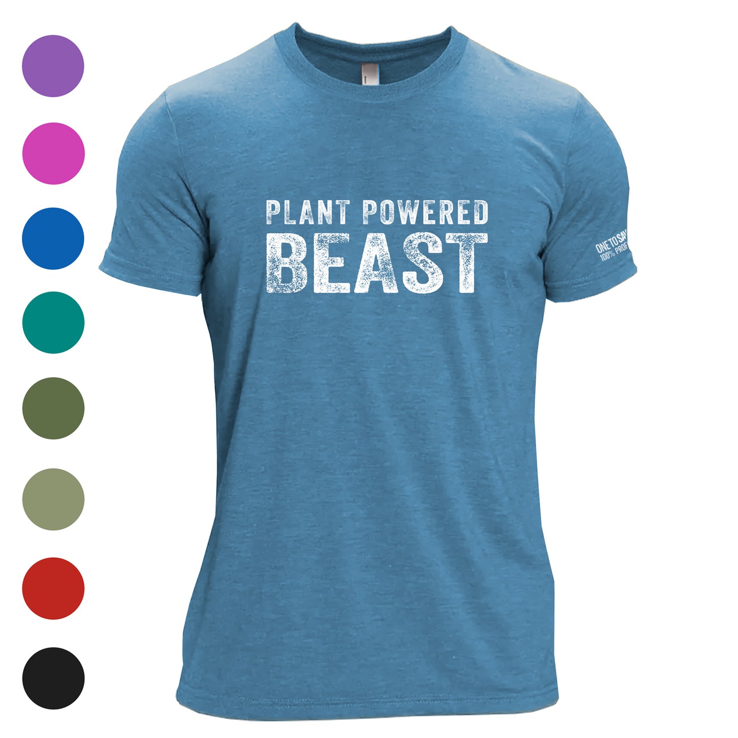 Unisex Plant Powered Beast Tri-Blend T-Shirt - Available in 9 Colors