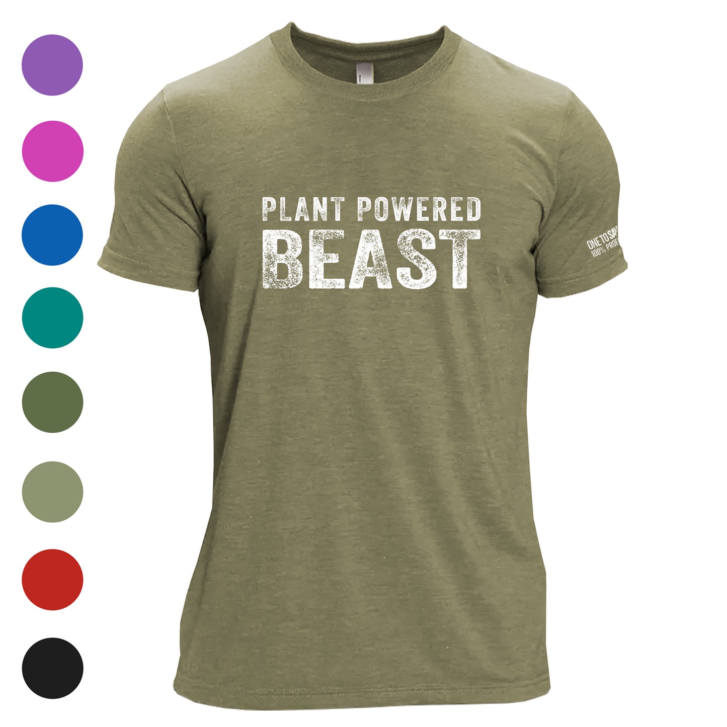 Unisex Plant Powered Beast Tri-Blend T-Shirt - Available in 9 Colors