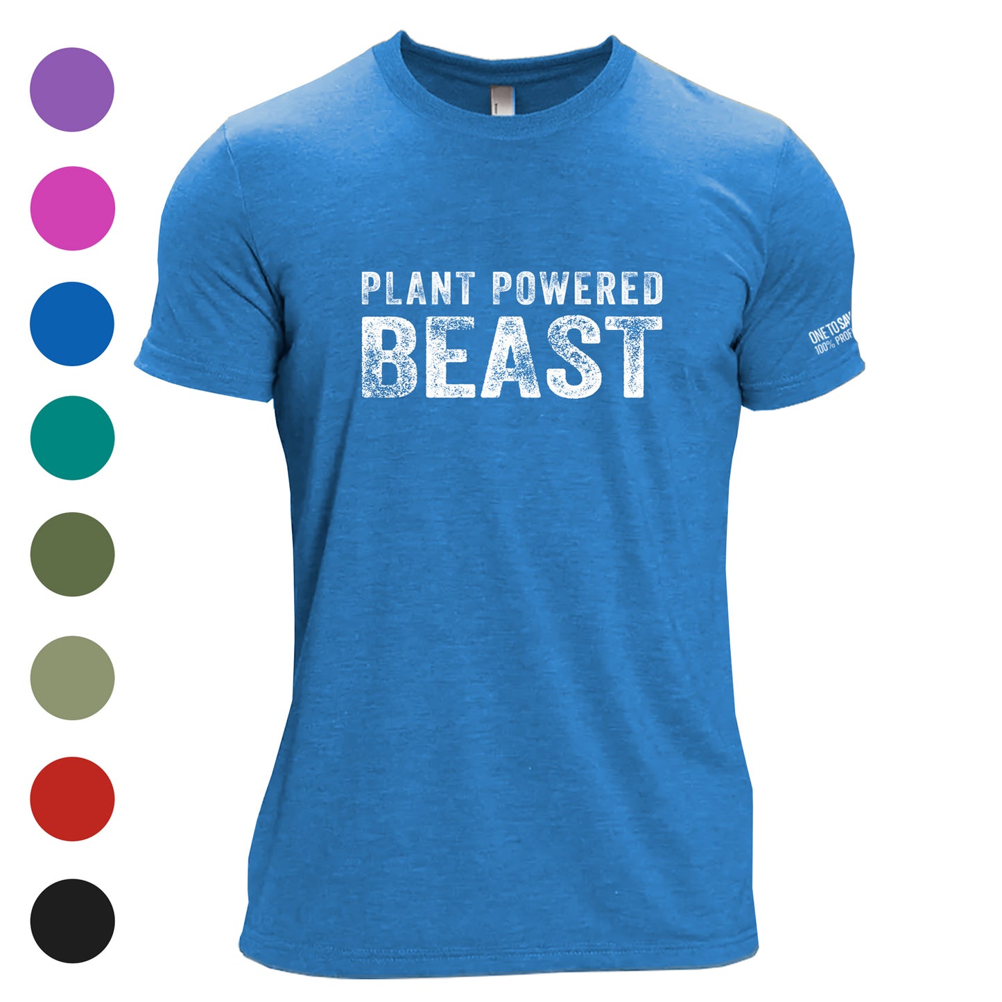 Unisex Plant Powered Beast Tri-Blend T-Shirt - Available in 9 Colors