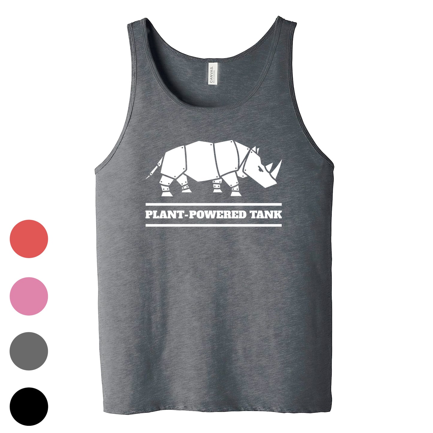 Plant-Powered Tank Mens Tank - 100% for Charity! 4 Colors