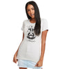 Ahimsa Meditating Cow Ladies T-Shirt - 100% Profits to Animal Charities!