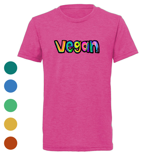 Youth's Color Splash Vegan Tri-Blend T-Shirt - Available in 6 Colors