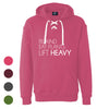 Be Kind - Eat Plants - Lift Heavy  Unisex  Sport Lace Hooded Sweatshirt - Available in 4 Colors!