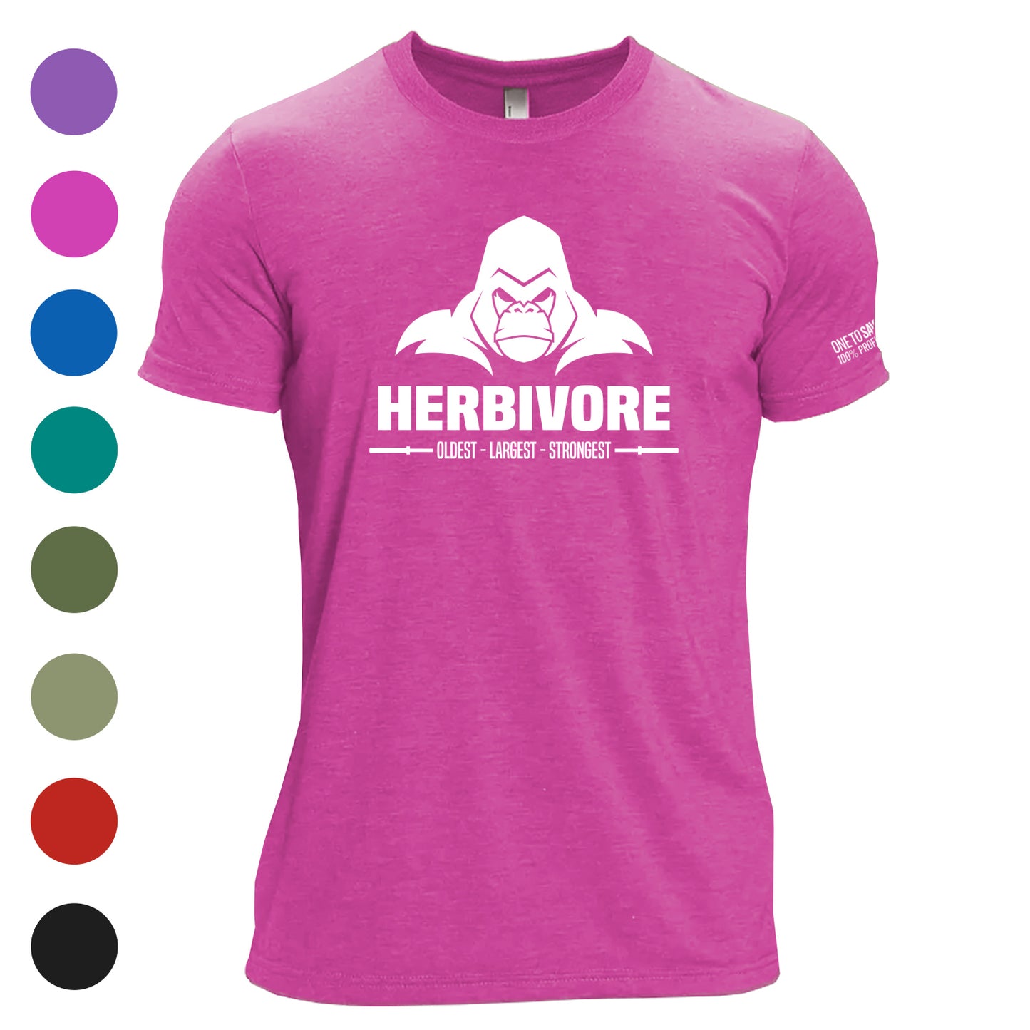 Unisex Herbivore Gorilla Tri-Blend T-Shirt - Available in 9 Colors