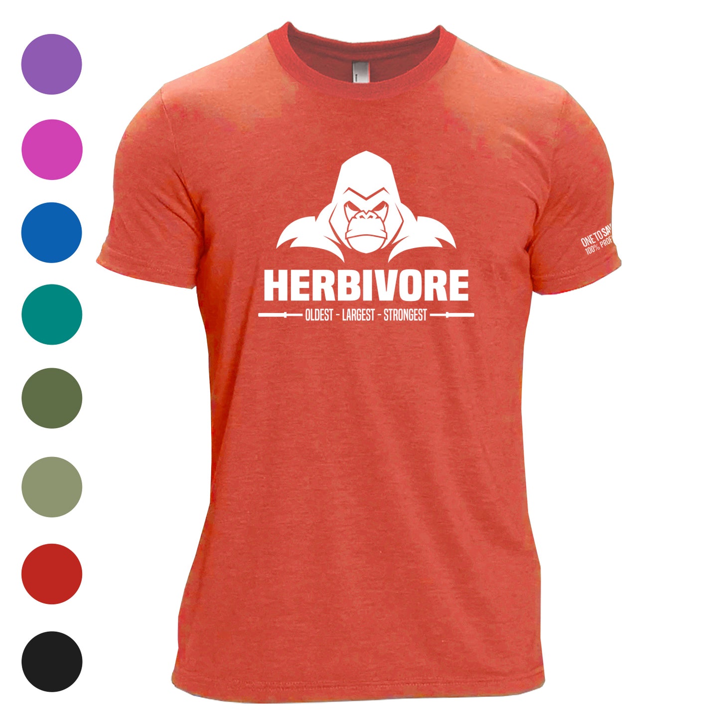 Unisex Herbivore Gorilla Tri-Blend T-Shirt - Available in 9 Colors