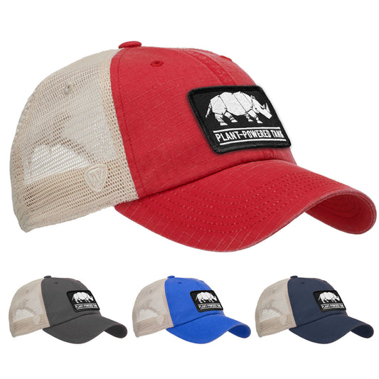 Plant-Powered Tank Snap-Back Vintage Trucker Hat - Available in 5 Colors!