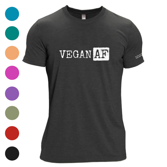 Unisex VEGAN AF Tri-Blend T-Shirt - Available in 9 Colors