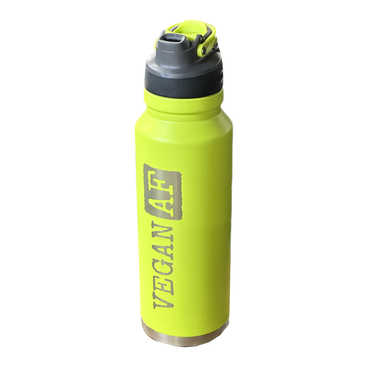  Neon Green Insulated Water Bottle with Straw Lid