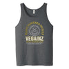 VEGAN ATHLETIC CLUB  Mens Tank - 100% for Charity! Gray