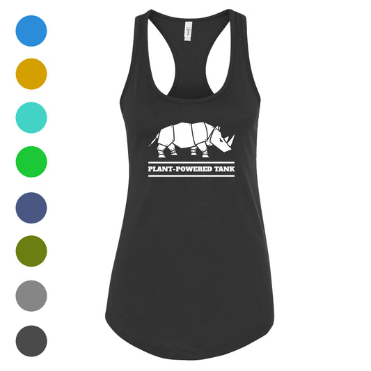 Plant-Powered Women's Tank Racerback Tank - 100% for Charity!
