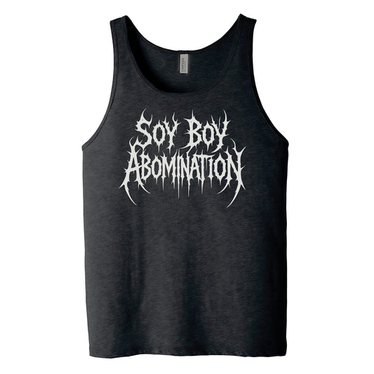Soy Boy Abomination Black Men's Tank T-Shirt