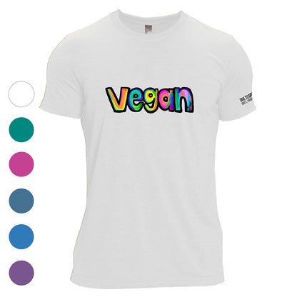 Color Splash Vegan Unisex Tri-Blend T-Shirt - Available in 6 Colors!
