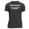 Conscious Muscle / Killing Workouts Not Animals - Black Unisex Tri-Blend T-Shirt