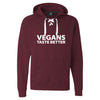 Unisex Vegans Taste Better Sport Lace Hooded Sweatshirt - 4 Colors!