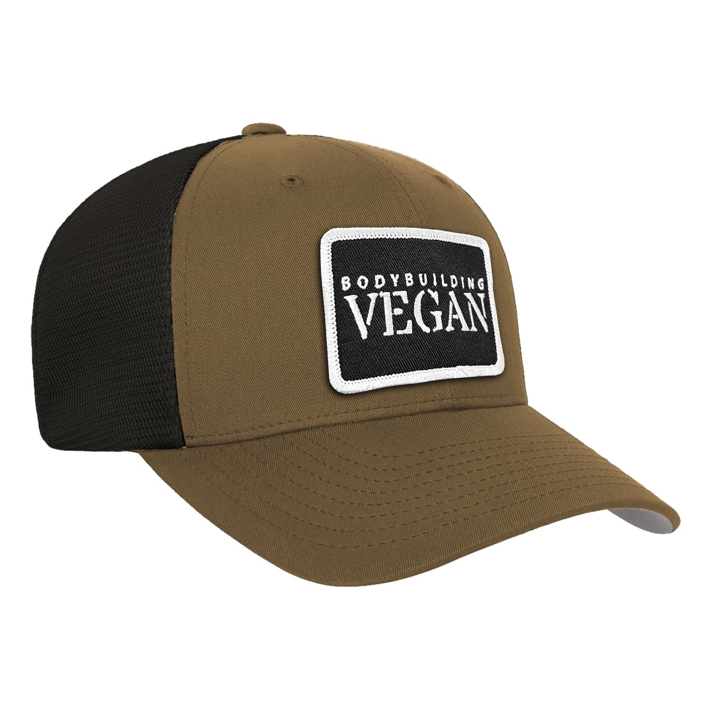 Bodybuilding Vegan Flexifit Snap-Back Mesh Hat - Available in 6 Colors