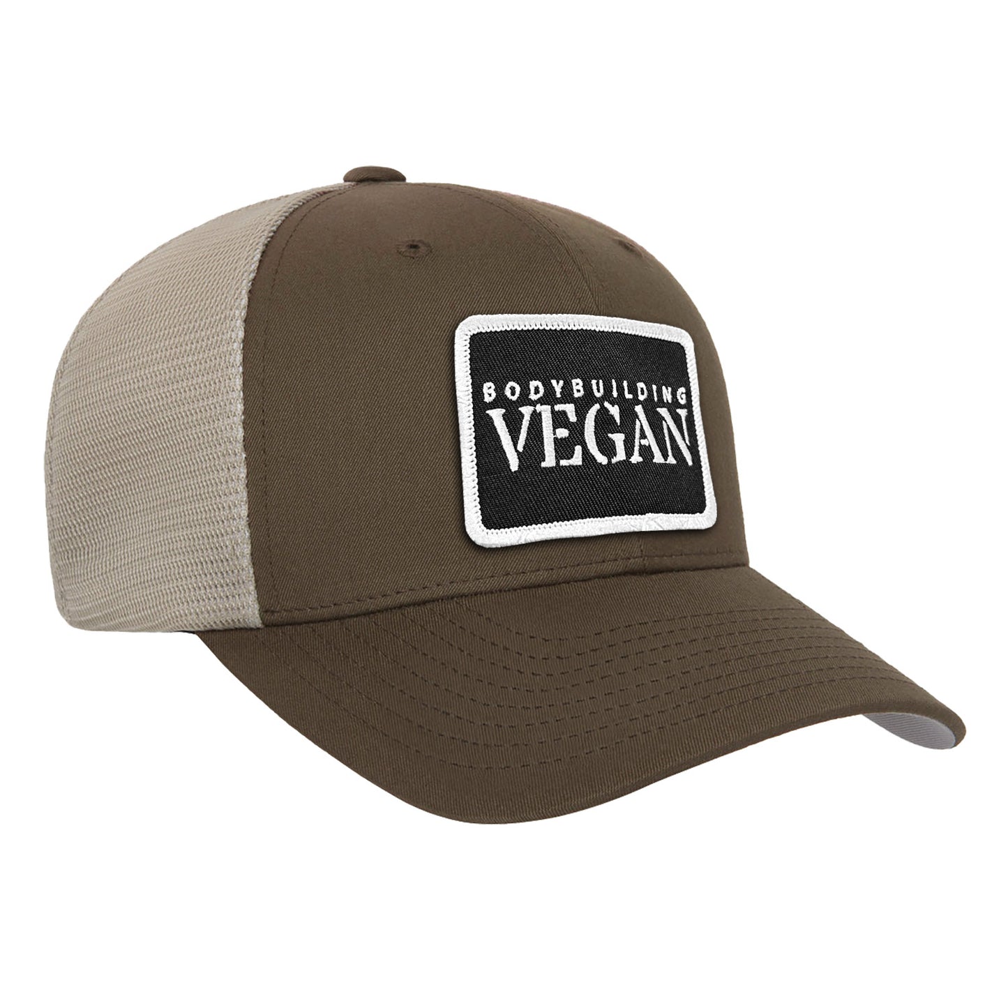 Bodybuilding Vegan Flexifit Snap-Back Mesh Hat - Available in 6 Colors