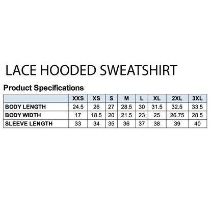 Color Splash Vegan Unisex  Sport Lace Hooded Sweatshirt - Available in 4 Colors!