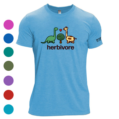 Dino Herbivore Unisex Tri-Blend T-Shirt - Available in 7 Colors