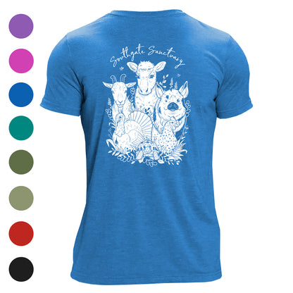 Unisex Southgate Sanctuary Tri-Blend T-Shirt - 100% Profit to Southgate Sanctuary