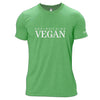 Bodybuilding Vegan Unisex Tri-Blend Green T-Shirt - 100% for Charity!