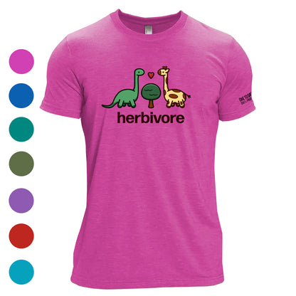 Dino Herbivore Unisex Tri-Blend T-Shirt - Available in 7 Colors