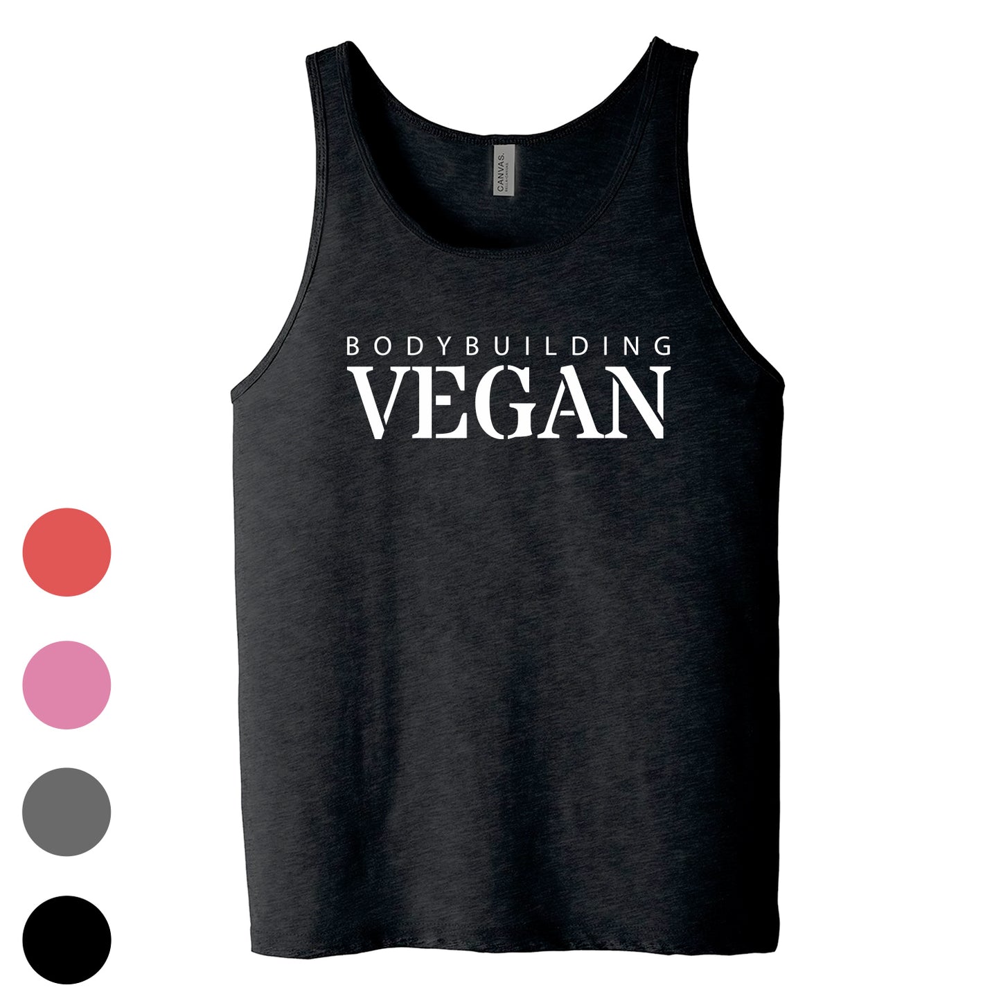 Bodybuilding Vegan Mens Tank - Available in 4 Colors!