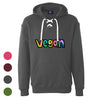 Color Splash Vegan Unisex  Sport Lace Hooded Sweatshirt - Available in 4 Colors!