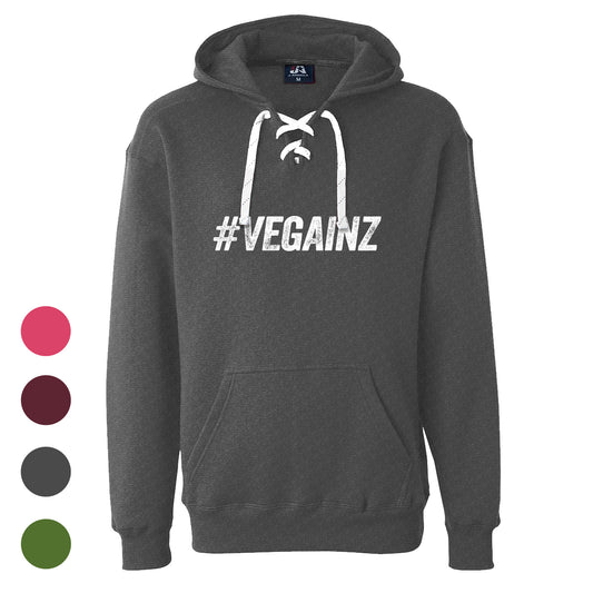 Unisex #VEGAINZ Sport Lace Hooded Sweatshirt - Available in 4 Colors!