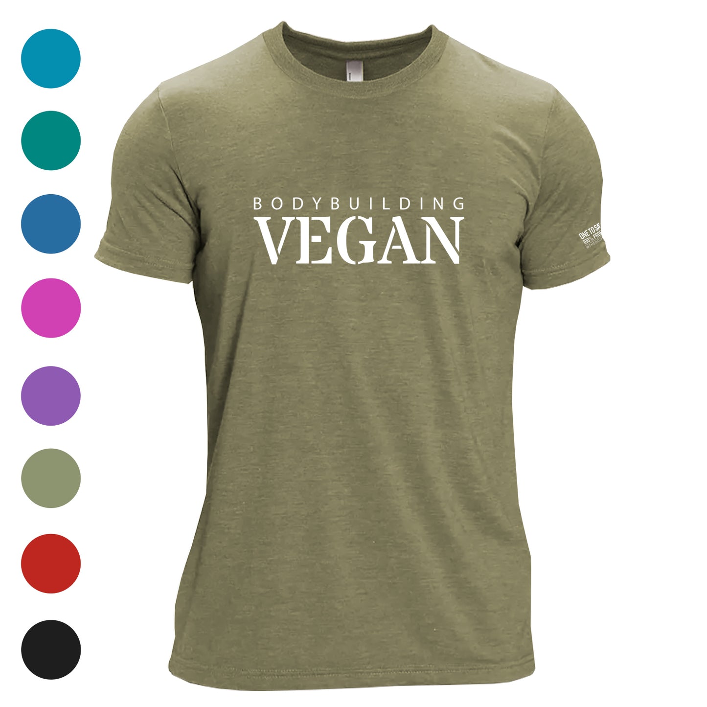 Unisex Bodybuilding Vegan Tri-Blend T-Shirt - Available in 9 Colors