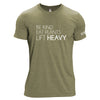 Unisex Be Kind - Eat Plants - Lift Heavy  Tri-Blend T-Shirt - Available in 9 Colors