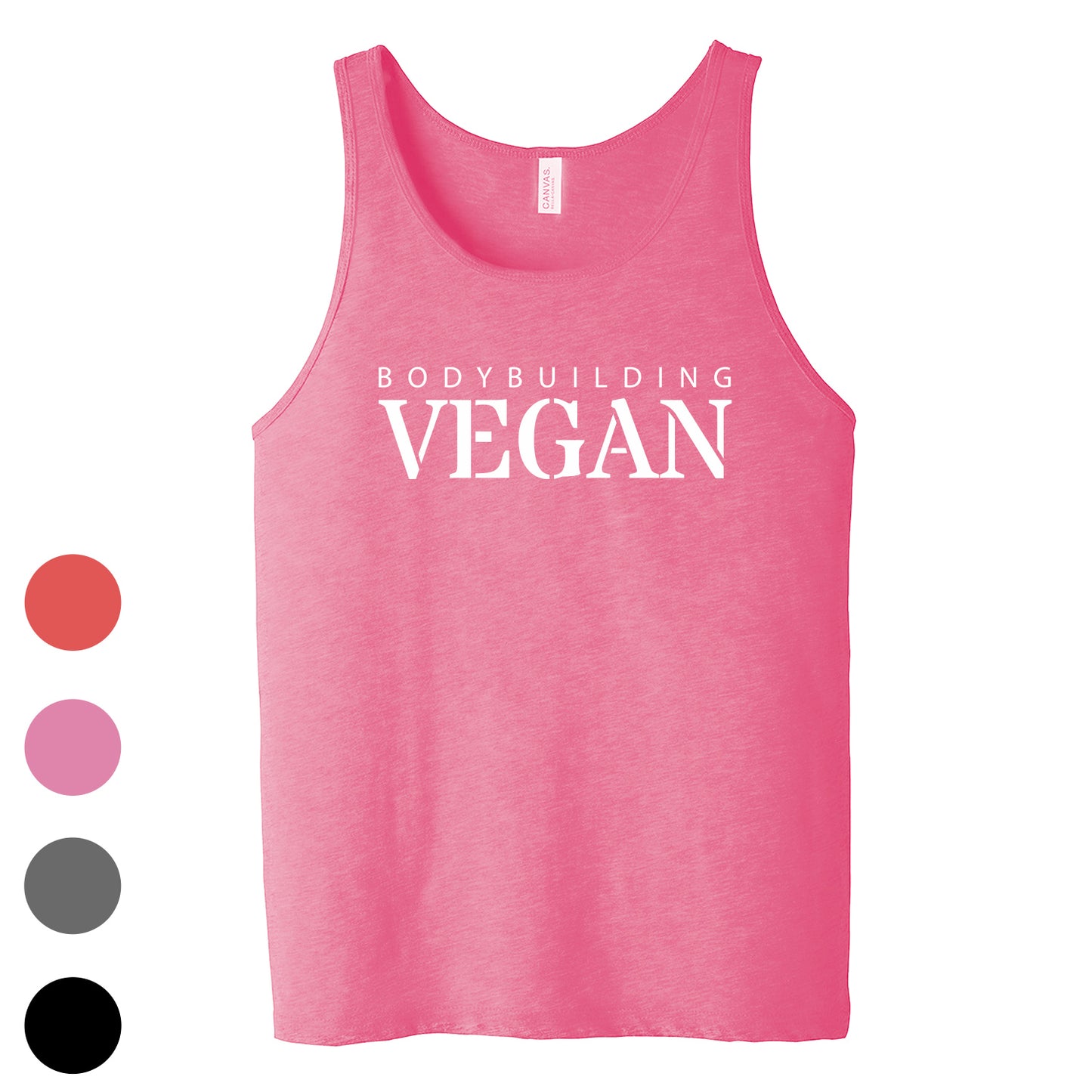 Bodybuilding Vegan Mens Tank - Available in 4 Colors!