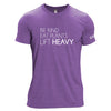 Unisex Be Kind - Eat Plants - Lift Heavy  Tri-Blend T-Shirt - Available in 9 Colors