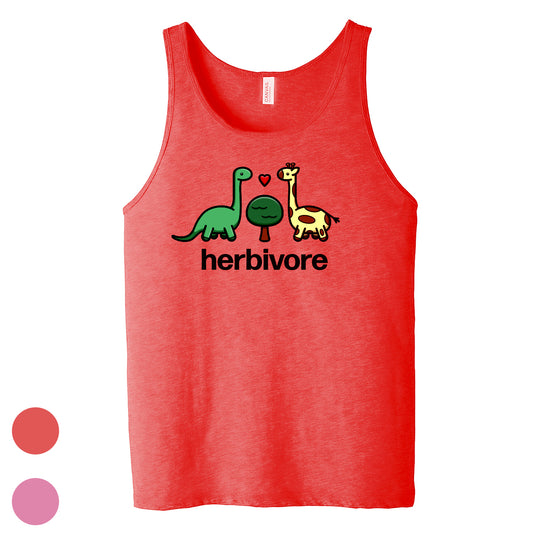 Dino Herbivore Mens Tank - 100% for Charity! 2 Colors