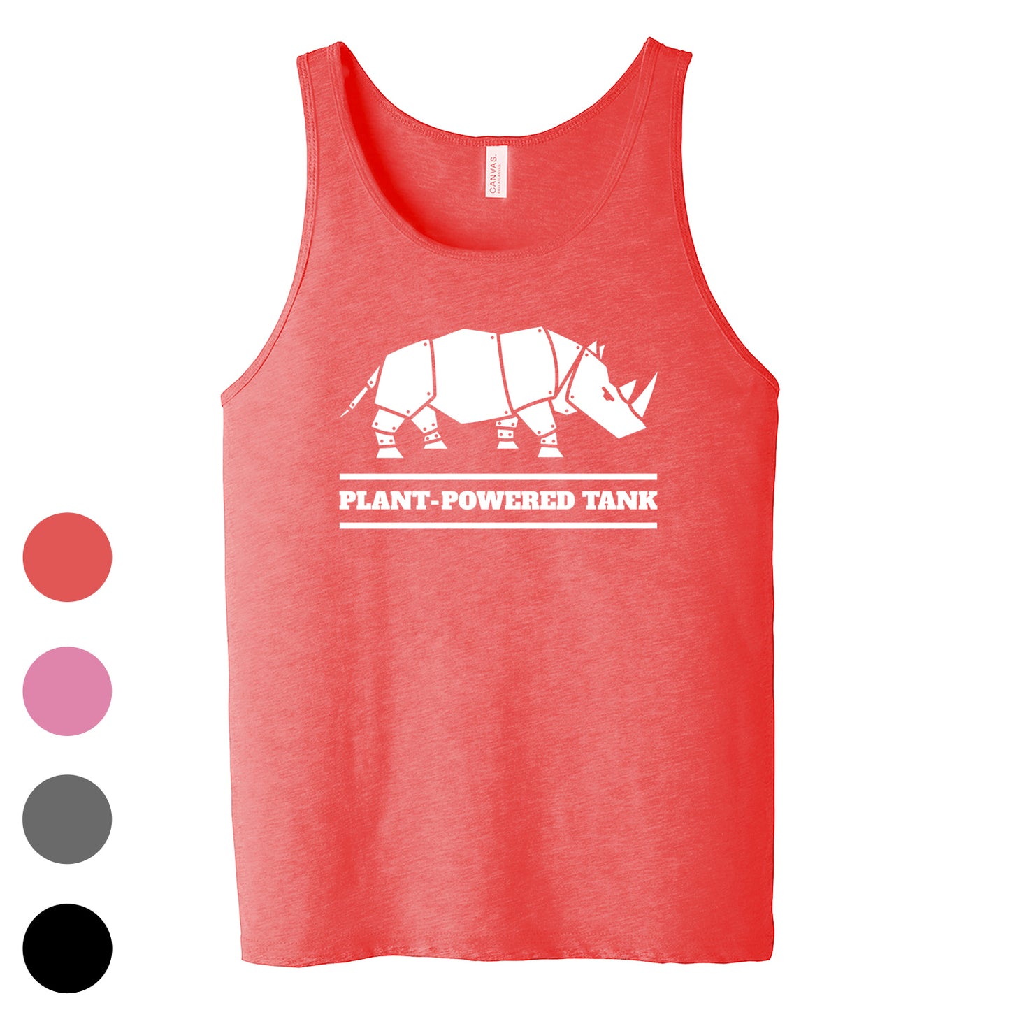 Plant-Powered Tank Mens Tank - 100% for Charity! 4 Colors