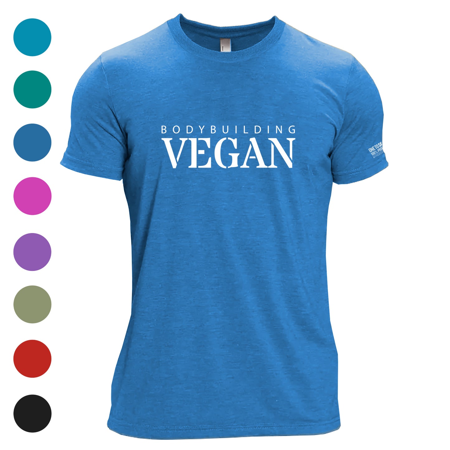 Unisex Bodybuilding Vegan Tri-Blend T-Shirt - Available in 9 Colors