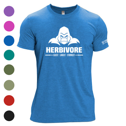 Unisex Herbivore Gorilla Tri-Blend T-Shirt - Available in 9 Colors