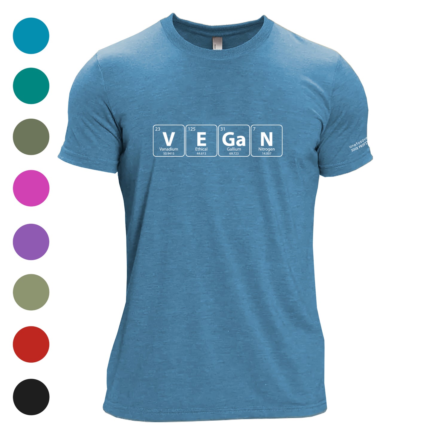 Vegan Periodic Unisex Tri-Blend T-Shirt - Available in 9 Colors