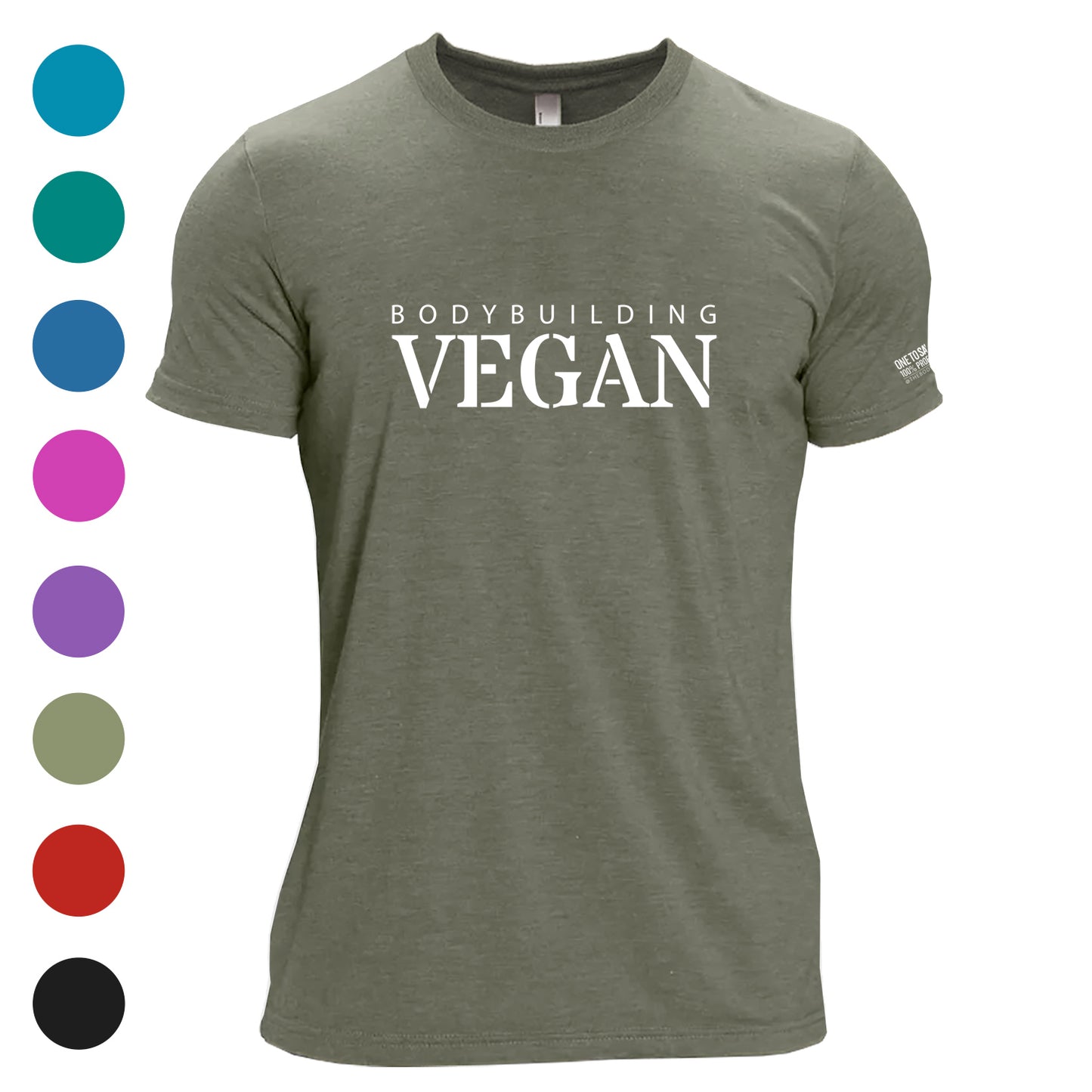Unisex Bodybuilding Vegan Tri-Blend T-Shirt - Available in 9 Colors