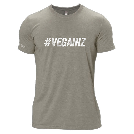 Unisex #VEGAINZ Tri-Blend Stone T-Shirt - 100% for Charity!