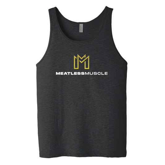 Meatless Muscle Glimmer Mens Tank - 100% Profit to Animal Charity