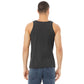 Mens Meatless Muscle Glimmer Black Tank - 100% Profit to Animal Charity